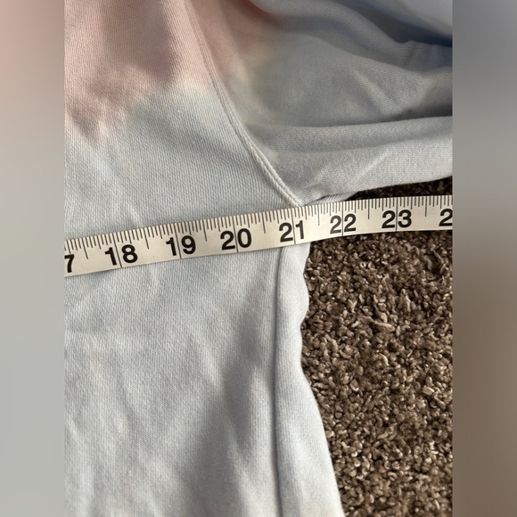 Rainbow tie dye patterned sweater medium spiritual gangster crew neck - Picture 11 of 13